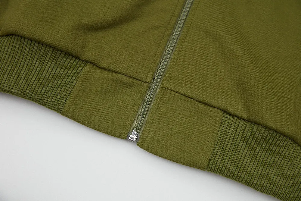 Flash Premium Track Jacket Olive