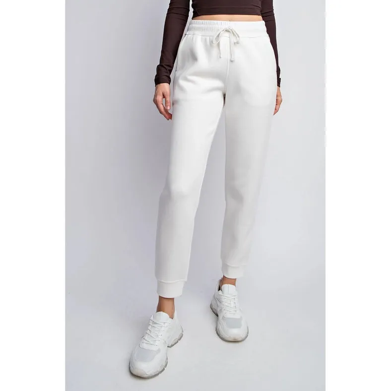 Fleece French Terry Sweatpant Ivory