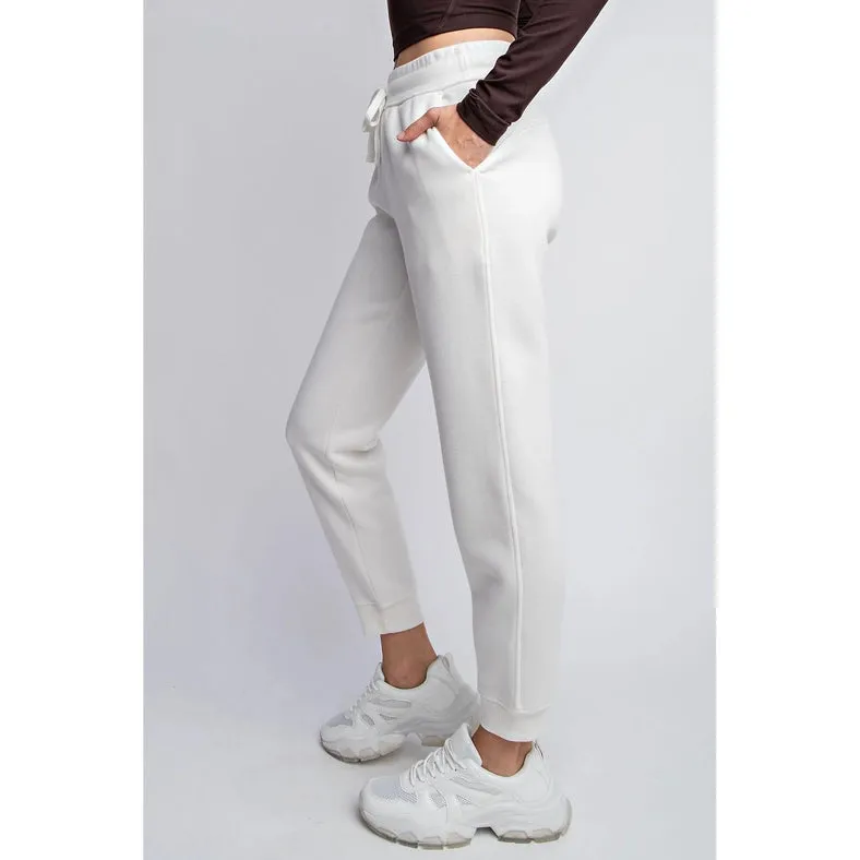 Fleece French Terry Sweatpant Ivory