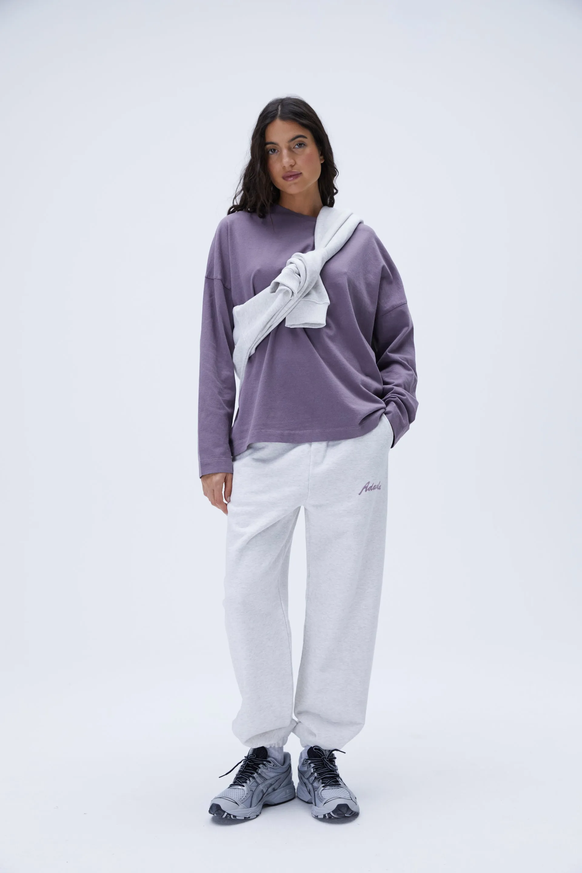 Freehand Sweatpants -  Light Grey Melange