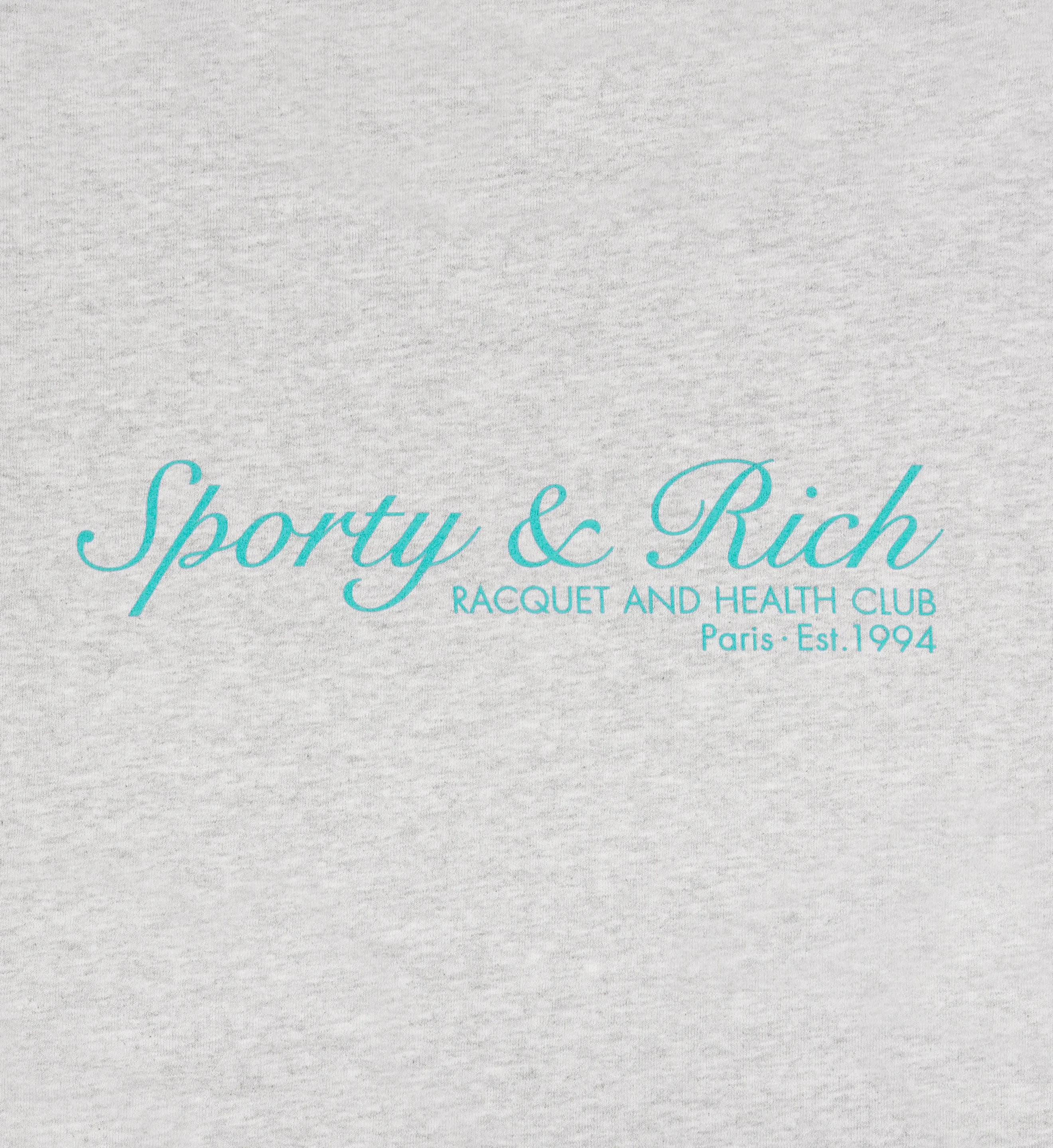 French Sweatpant - Heather Gray/Aquamarine