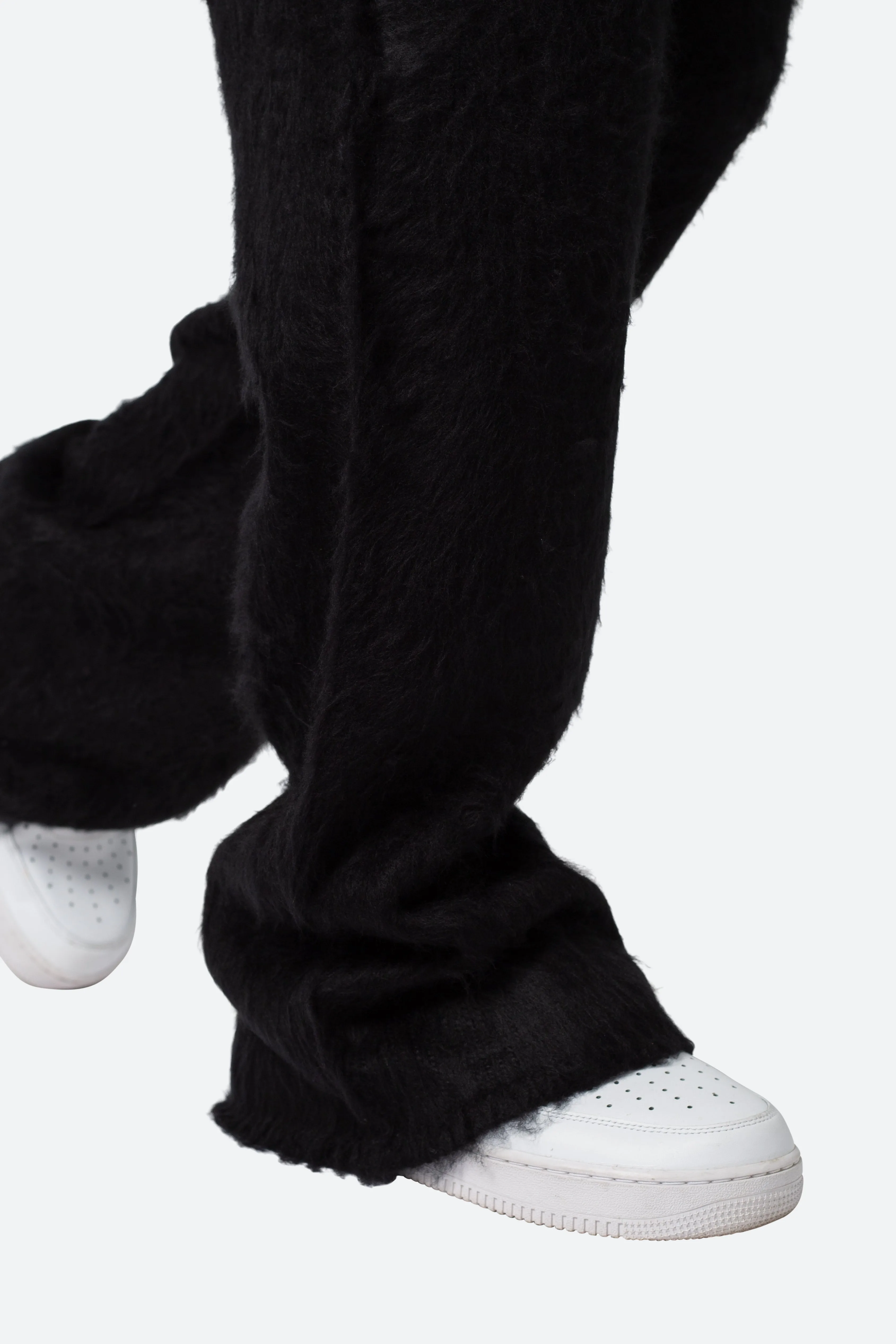 Fuzzy Sweatpants - Black