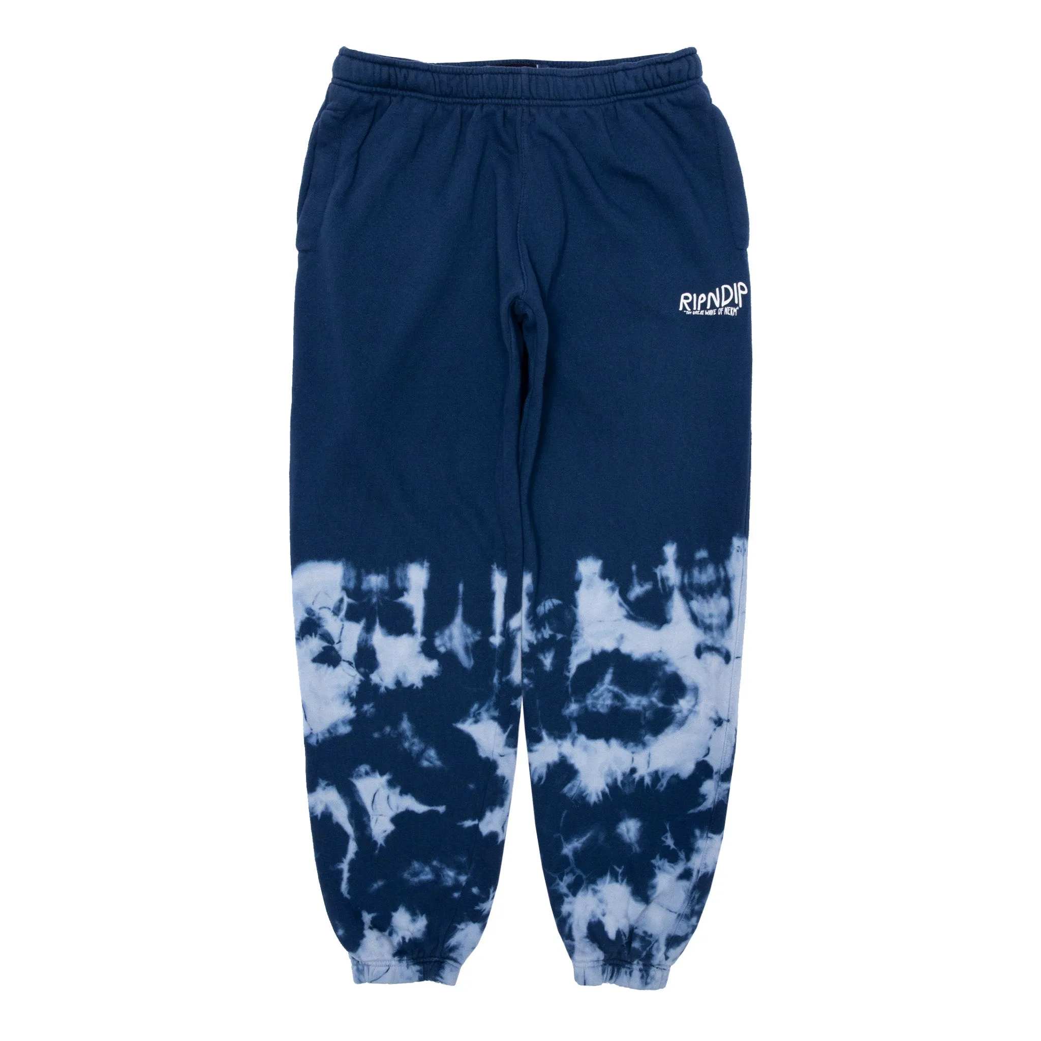 Great Wave Sweatpants (Blue Dye)