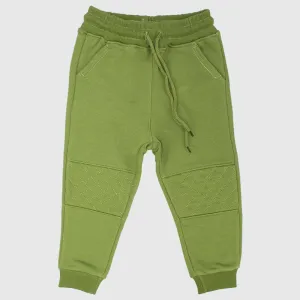 Green Fleeced Sweatpants