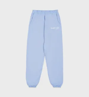 Health Club Sweatpant - Sky Blue/White