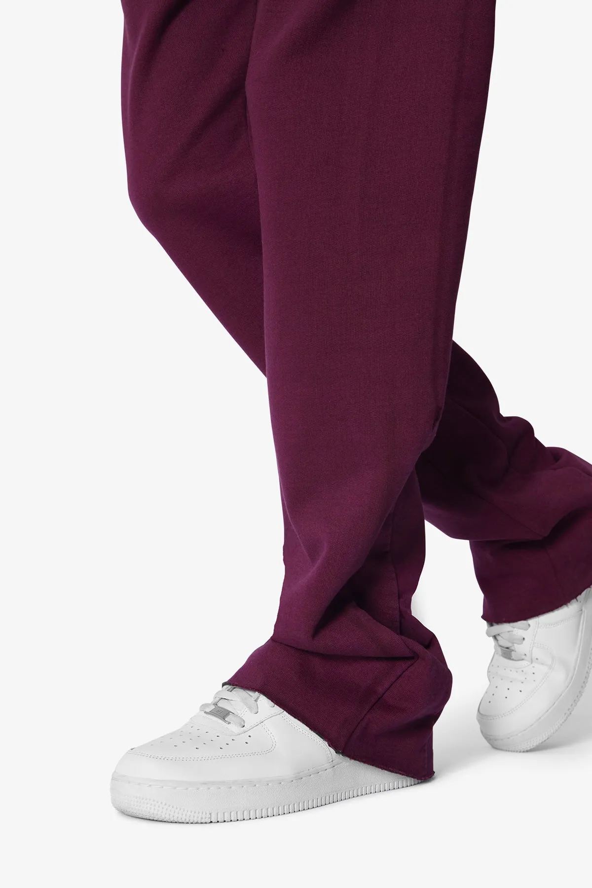 Heavy Every Day Bootcut Sweatpants - Burgundy