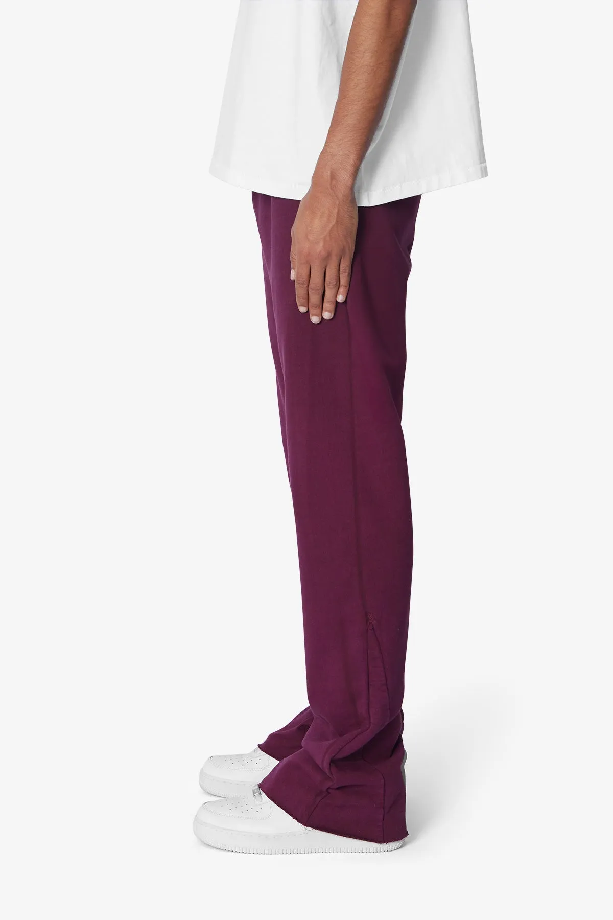 Heavy Every Day Bootcut Sweatpants - Burgundy