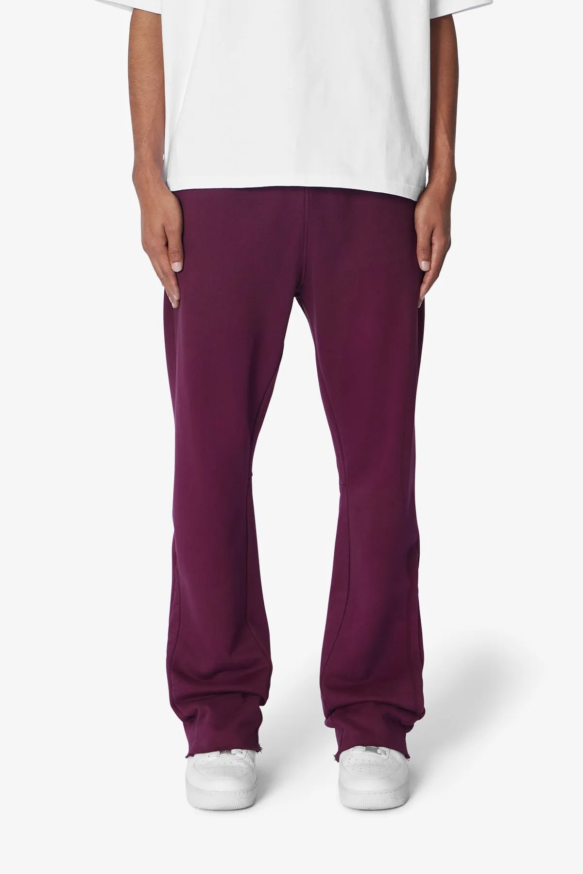 Heavy Every Day Bootcut Sweatpants - Burgundy