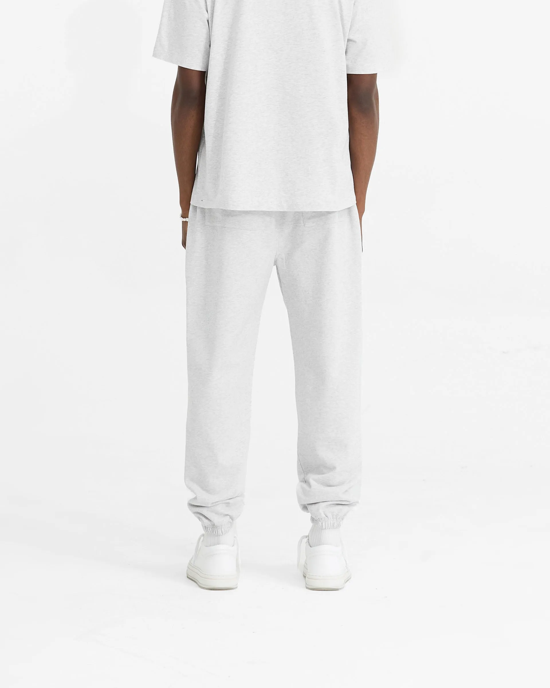 Initial Cuffed Sweatpant - Ice Grey Marl