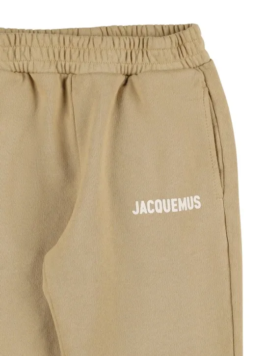 Jacquemus   Logo print cotton sweatpants 