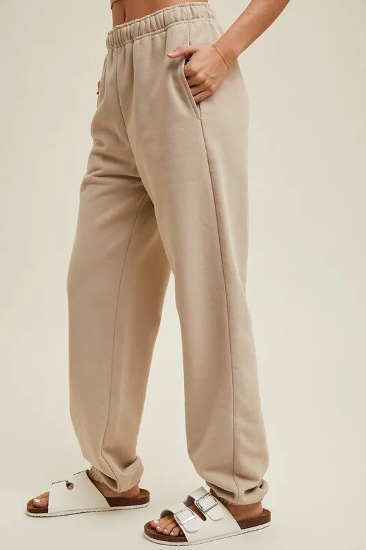 Jogger Sweatpants - Taupe