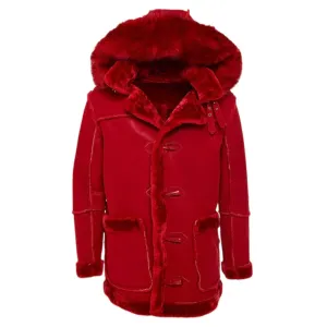 Jordan Craig Denali Shearling Jacket (Red) 91589