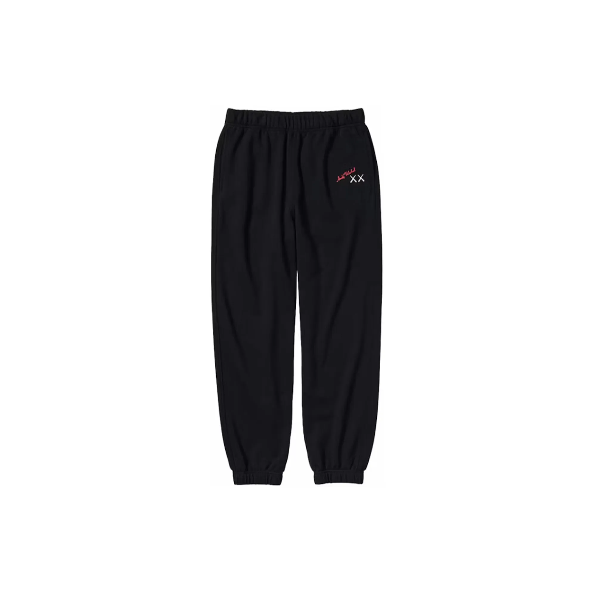 KAWS x Uniqlo Warhol 476120 Sweatpants 'Black' (2024)