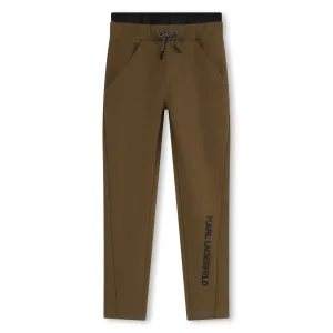 Khaki Logo Sweatpants