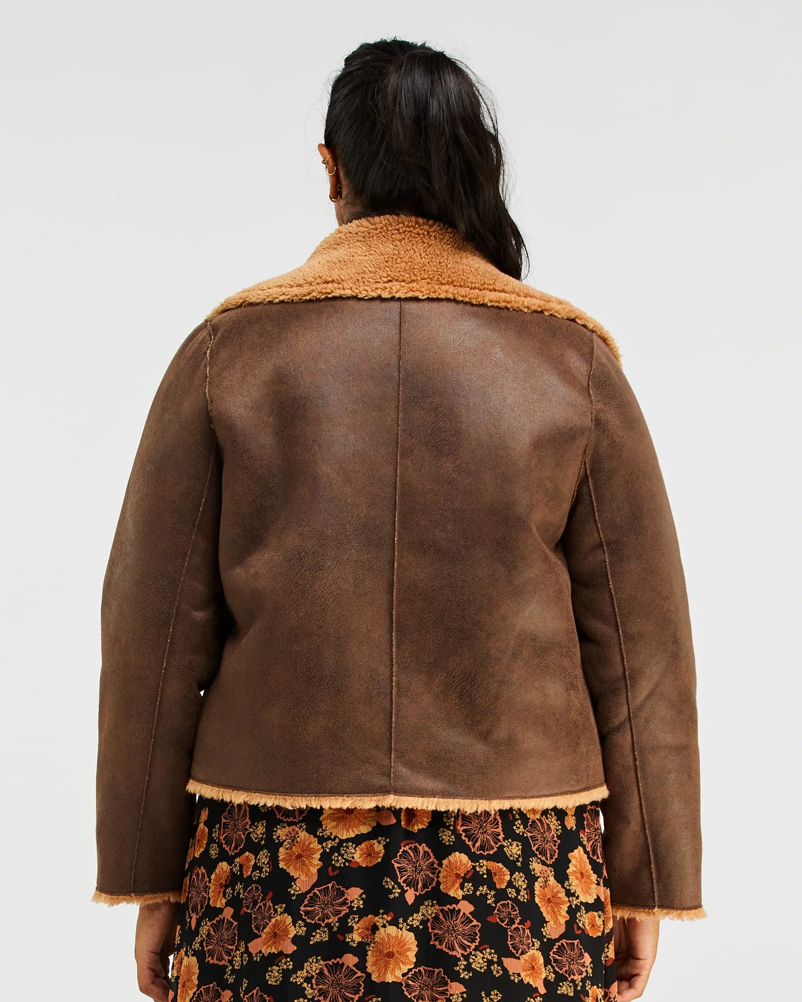 Lenny Jacket | Chocolate/Tan