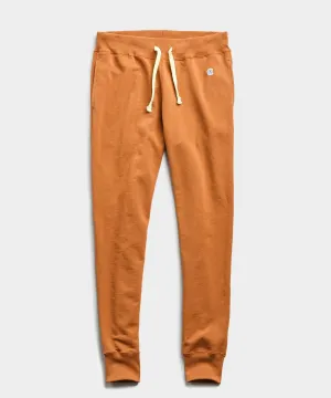 Lightweight Slim Jogger Sweatpant in Spice