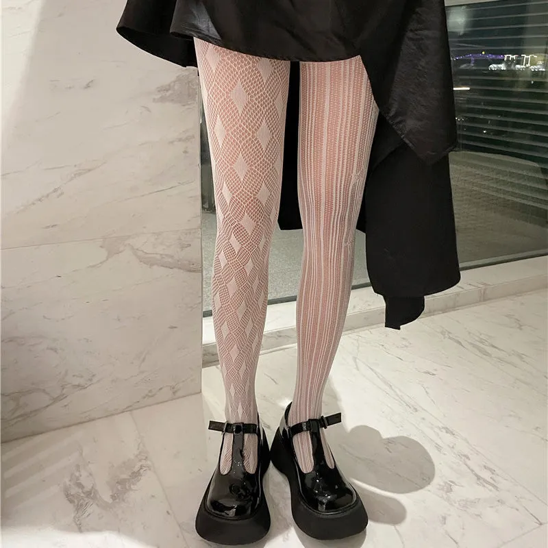 Lolita Stockings Style Fishnet Tights Different Pattern Tights