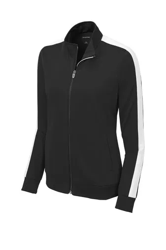 LST94 Sport-Tek ® Ladies Tricot Track Jacket