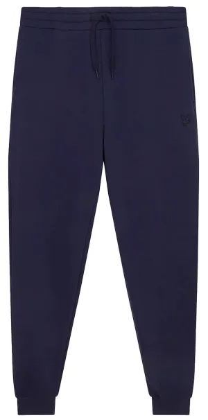 Lyle and Scott Mens Tonal Eagle Skinny Sweatpant Dark Navy