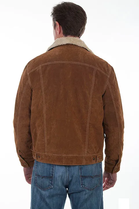 Men's Leather Jacket Collection: Scully Western Suede Jean Jacket