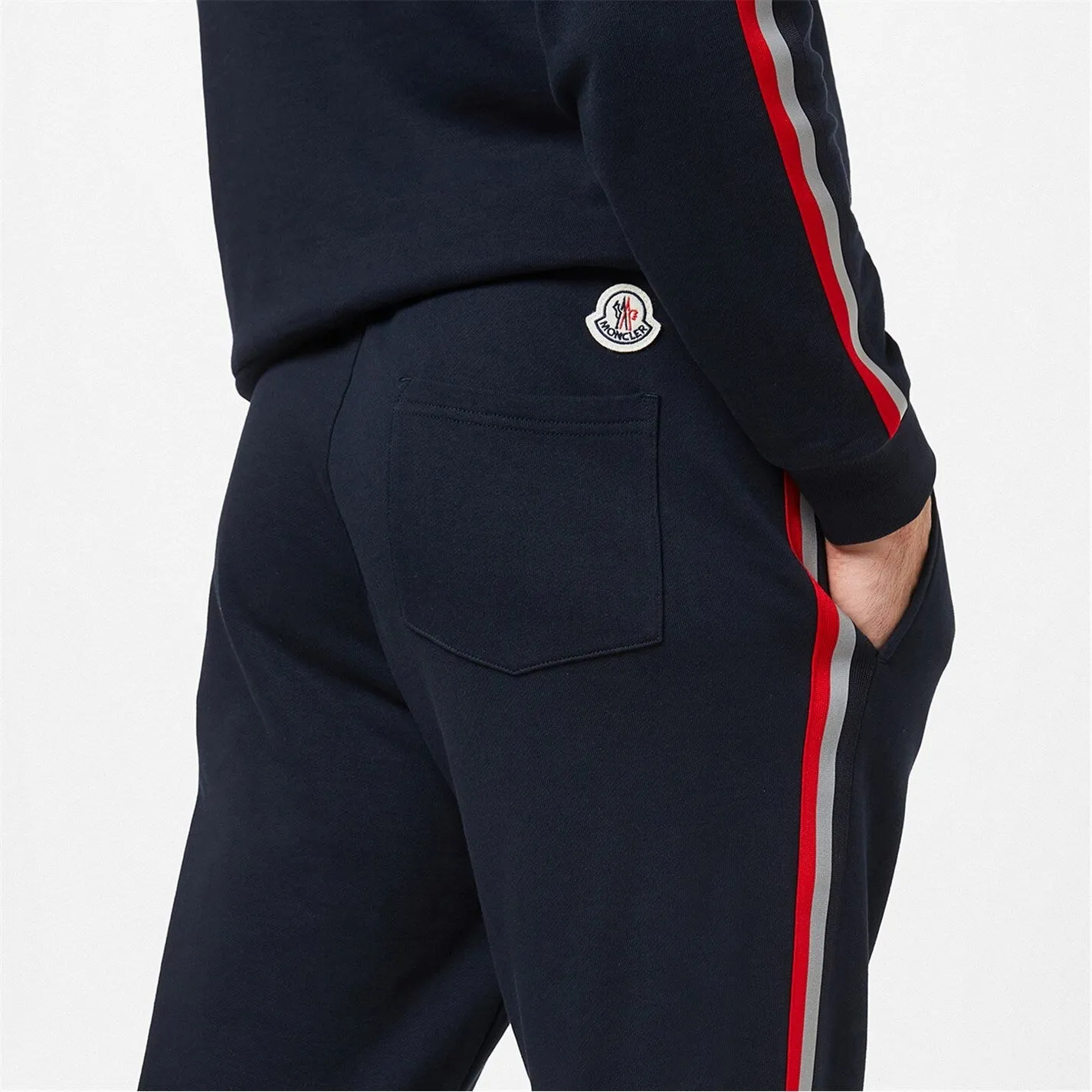 Moncler Navy Logo Sweatpants