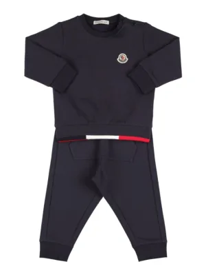 Moncler   Stretch cotton sweatshirt &amp; sweatpants 