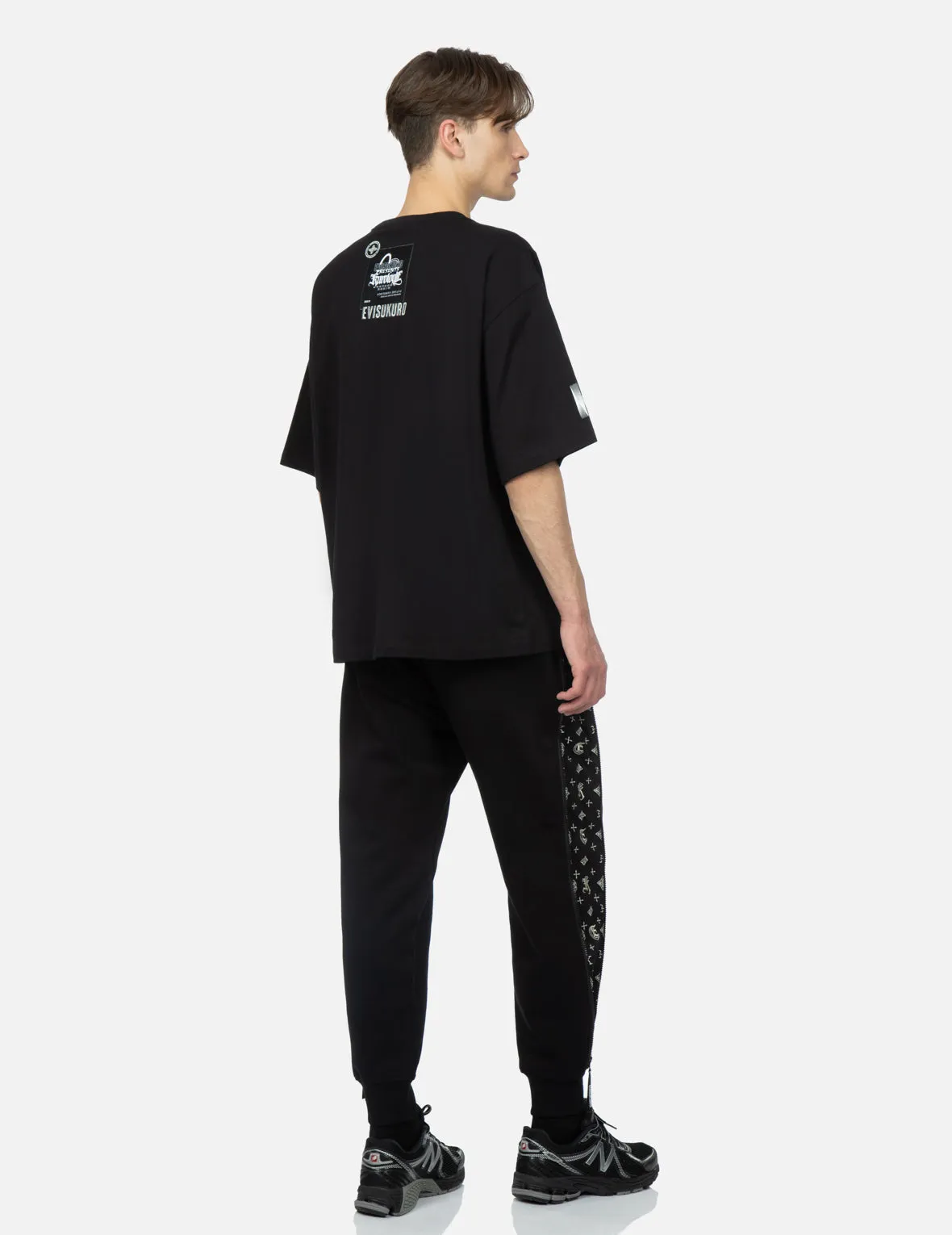 Monogram Embroidered Pannels Sweatpants