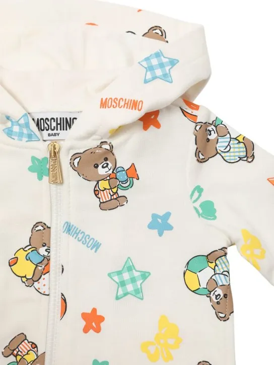 Moschino   Cotton hooded sweatshirt &amp; sweatpants 