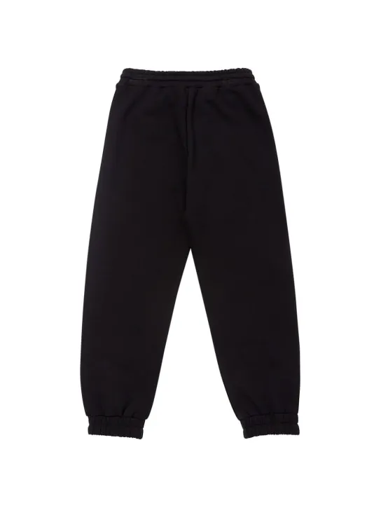 N°21   Logo print cotton jersey sweatpants 