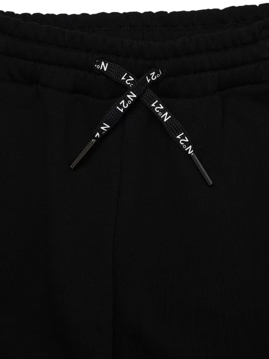 N°21   Logo printed cotton sweatpants 