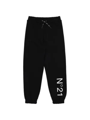 N°21   Logo printed cotton sweatpants 