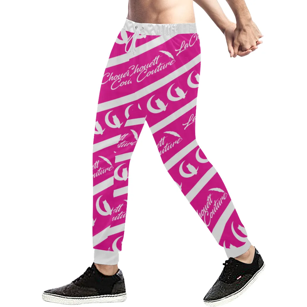 NICE ONE PINKISH Men's All Over Print Sweatpants