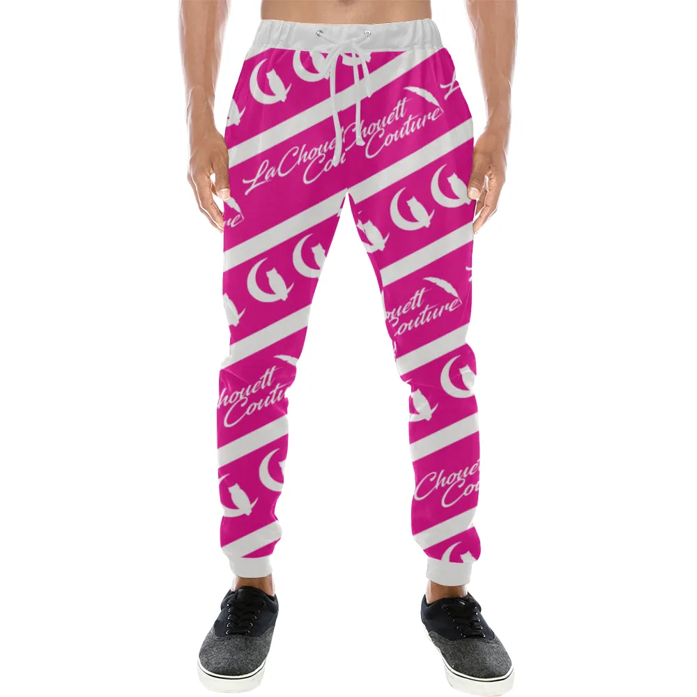 NICE ONE PINKISH Men's All Over Print Sweatpants