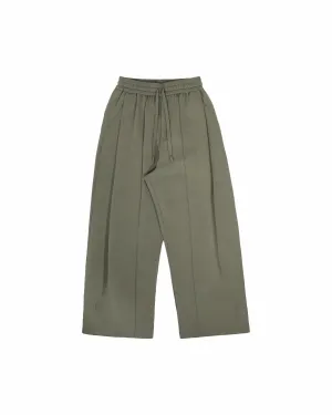 Pleated Sweatpants - Artichoke