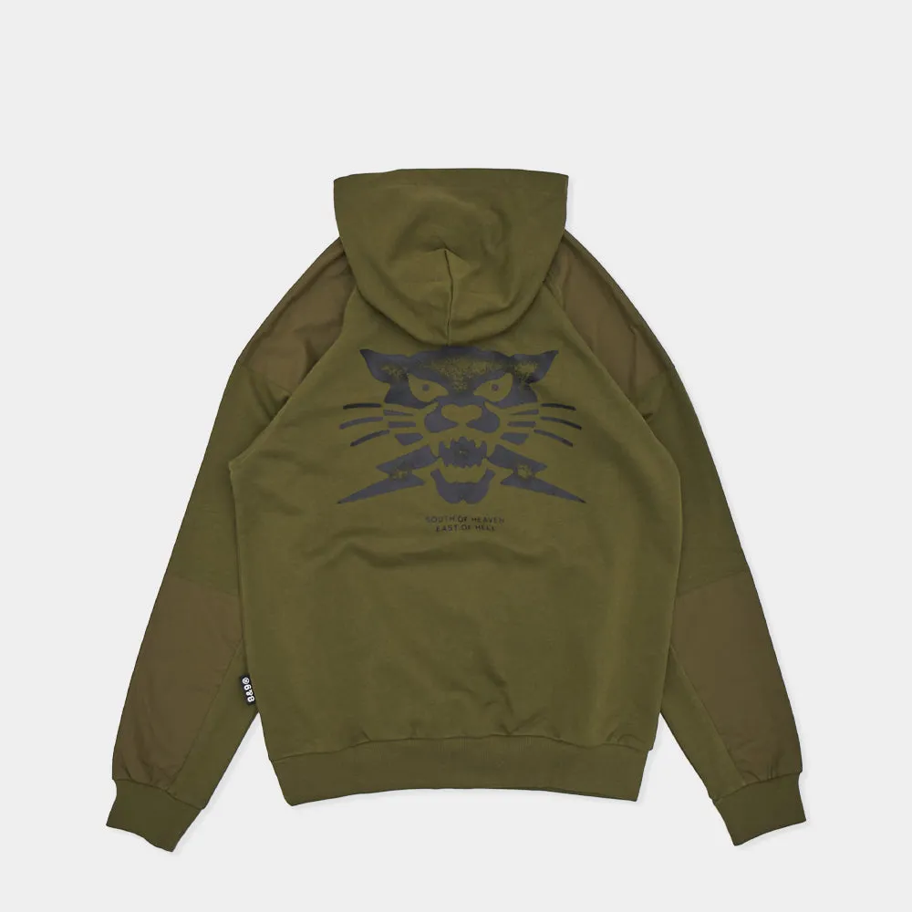 Prey Fleece Hooded Sweatshirt Olive