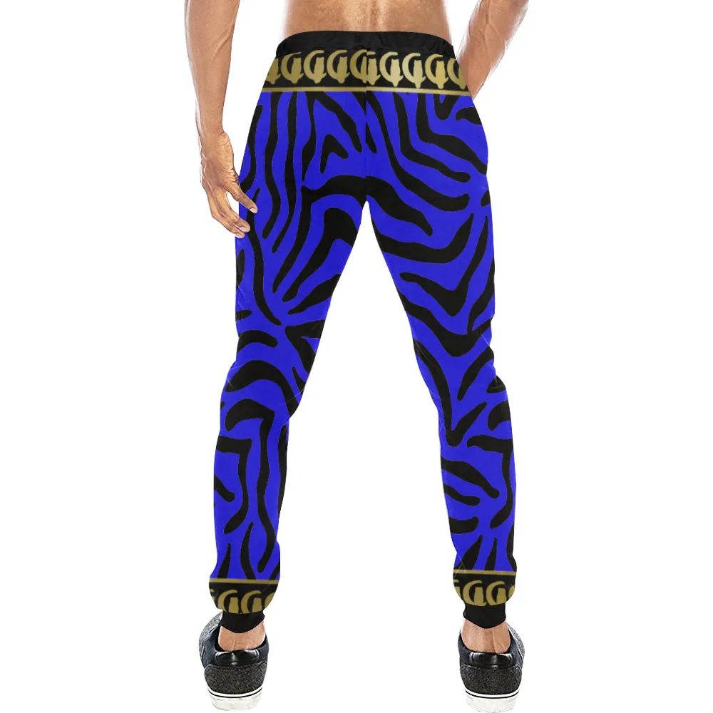 PRIVILEGE Z BLUE Men's All Over Print Sweatpants