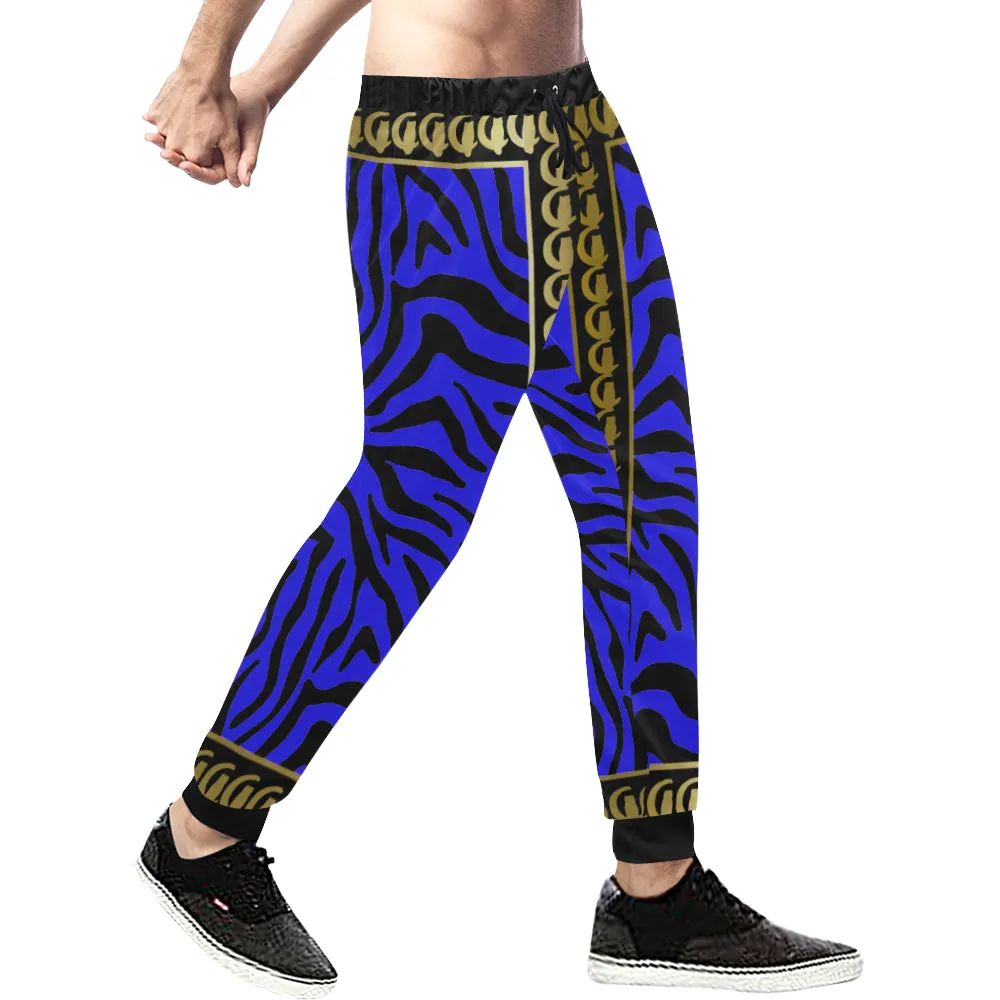 PRIVILEGE Z BLUE Men's All Over Print Sweatpants