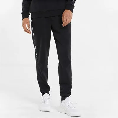 Puma pantalone in felpa con banda laterale e polsino al fondo ESS  Tape Sweatpants FL cl 849042 01 black