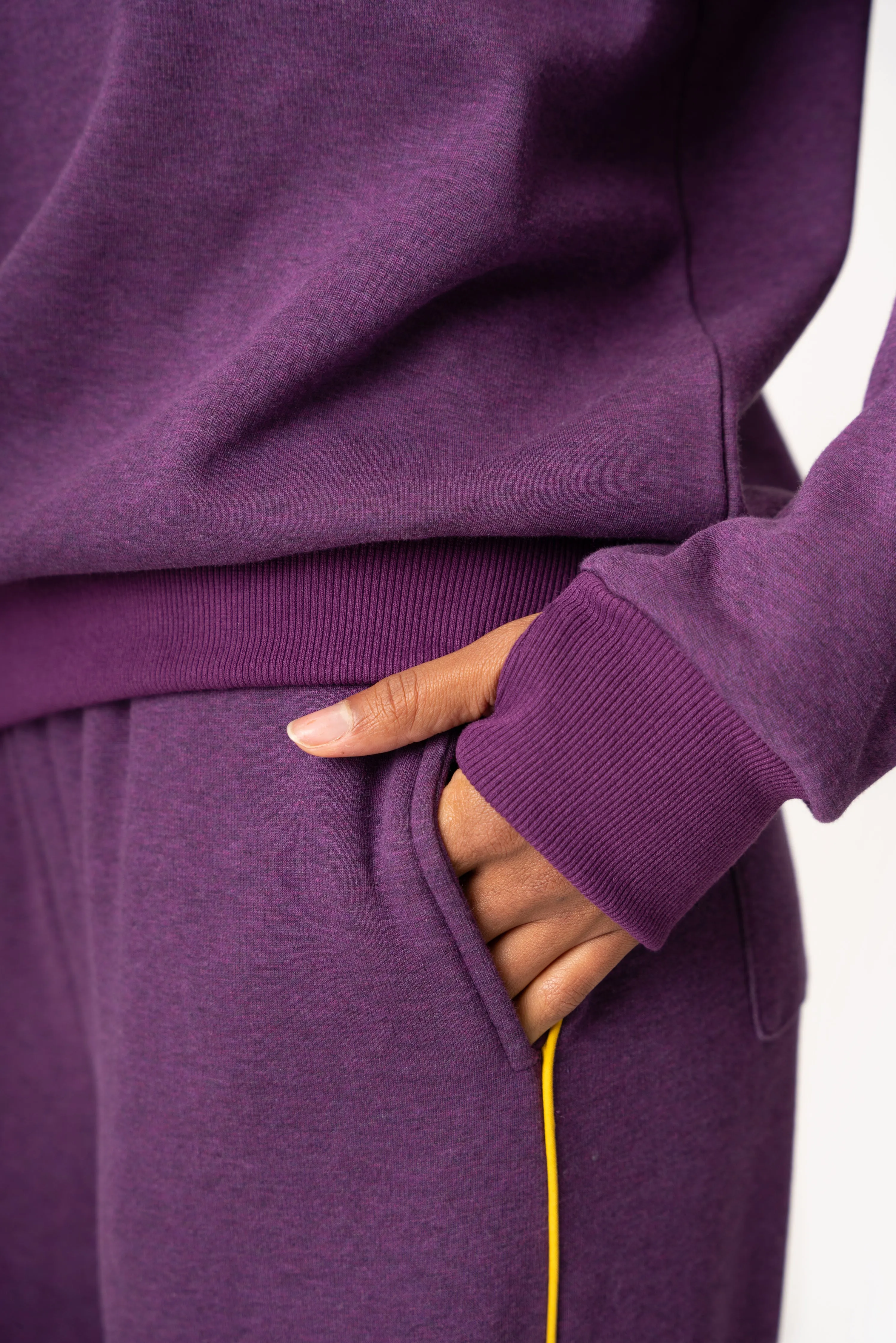 PURPLE Plush fleece Sweatpants