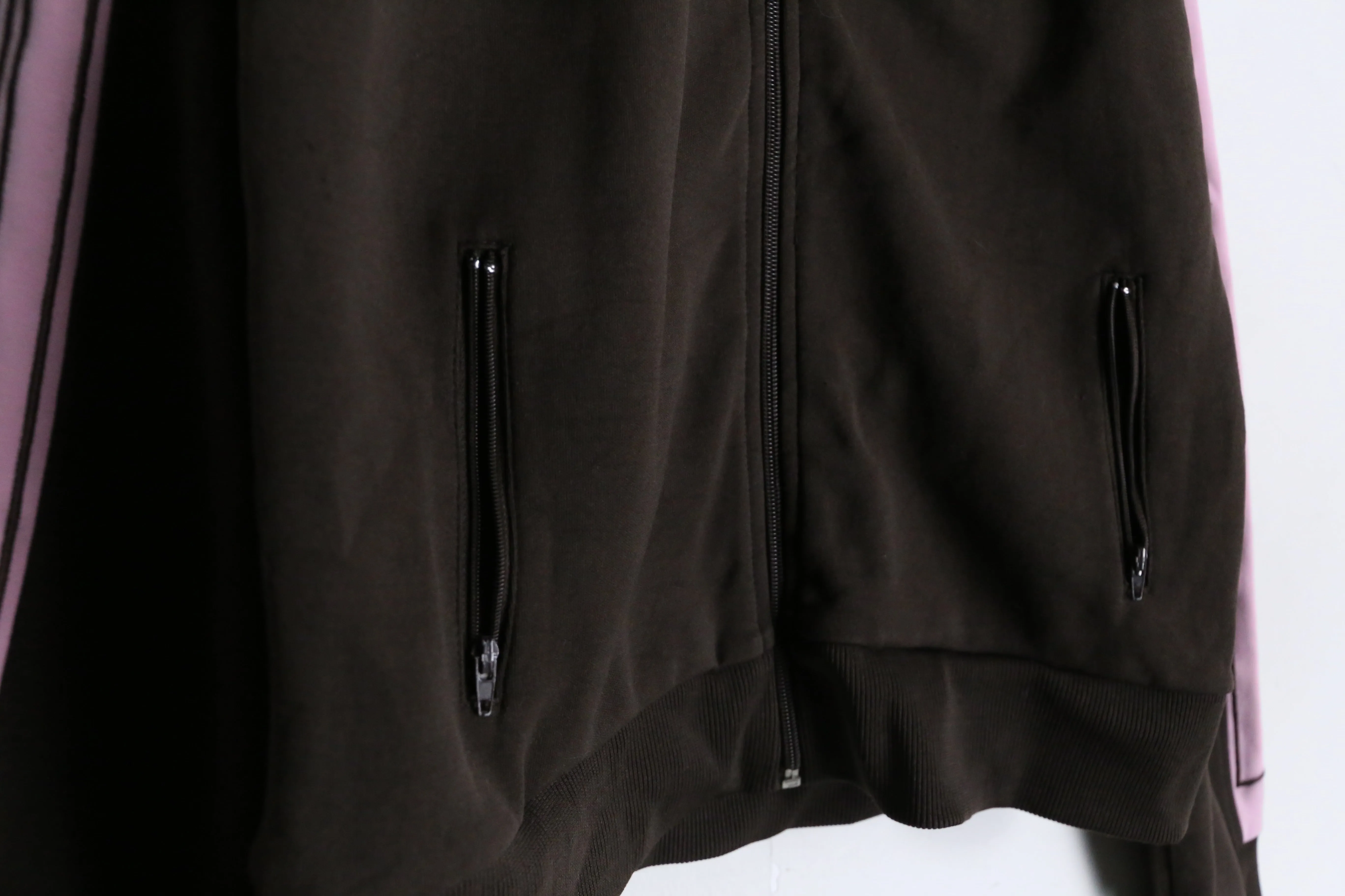 "MACTBETH" brown track jacket