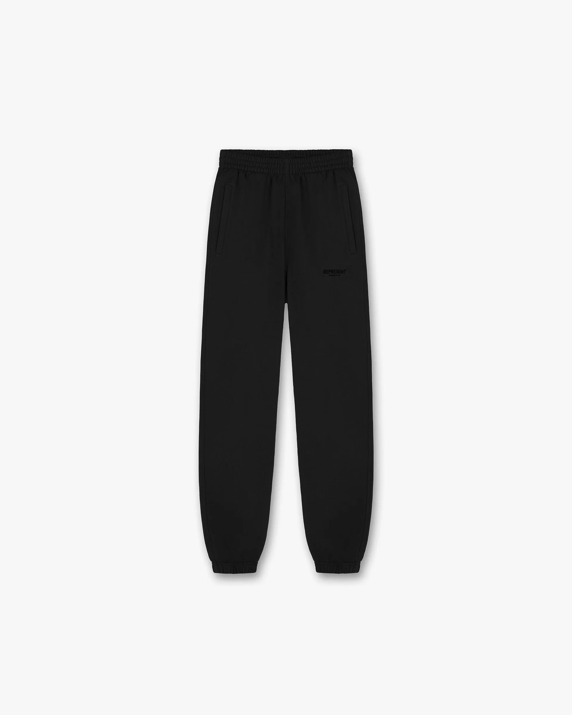 Represent Owners Club Flocked Sweatpant - Black