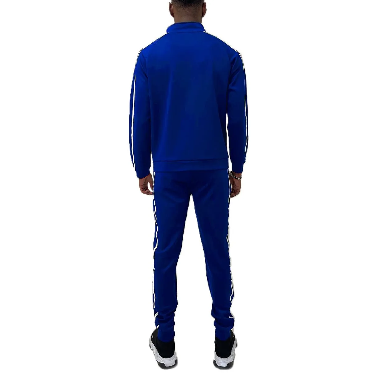 Royal Blue Jordan Tape Track Jacket and Jogger Set