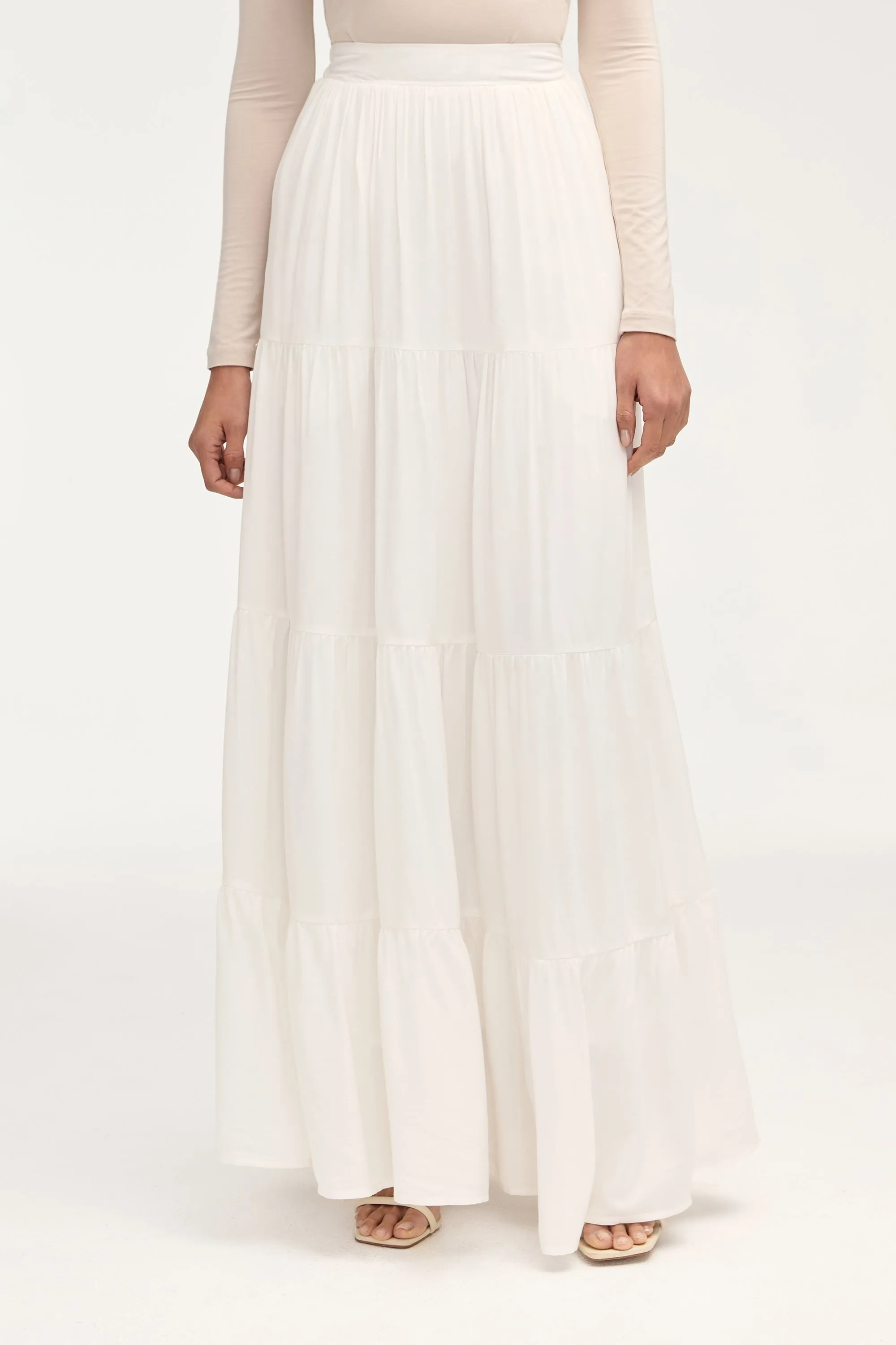 Sana Maxi Skirt - White