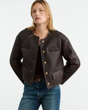 SELINA SHEARLING JACKET