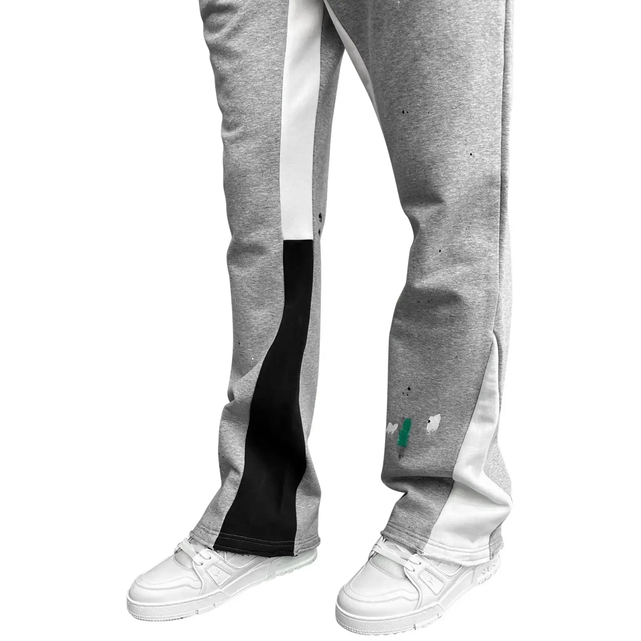 SIARR Flared Joggers Grey Paint