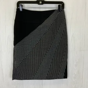 Skirt Midi By Worthington In Black & White, Size: S