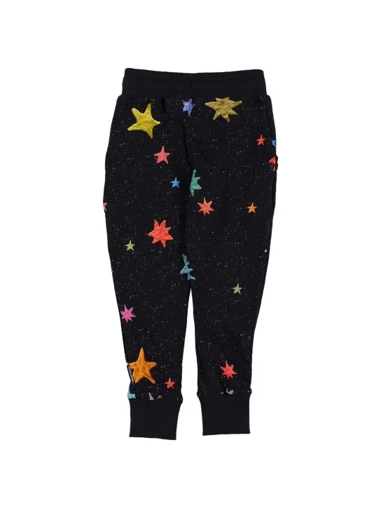 Snurk   Stars print organic cotton sweatpants 