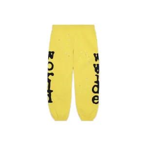 Sp5der Beluga Sweatpants Gold