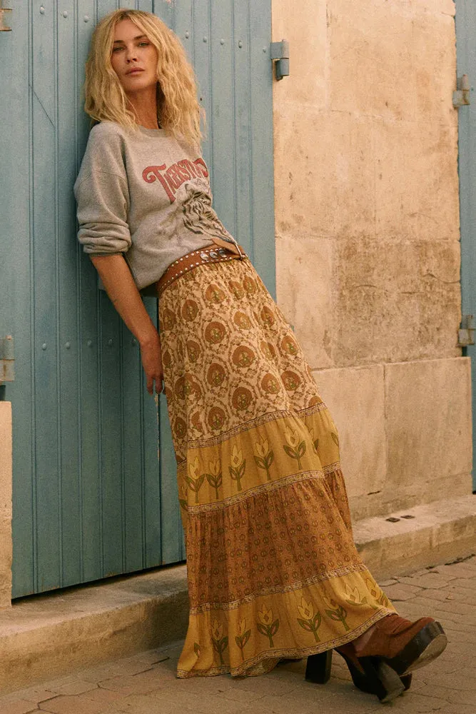 Spell - Chateau Maxi Skirt - Champagne