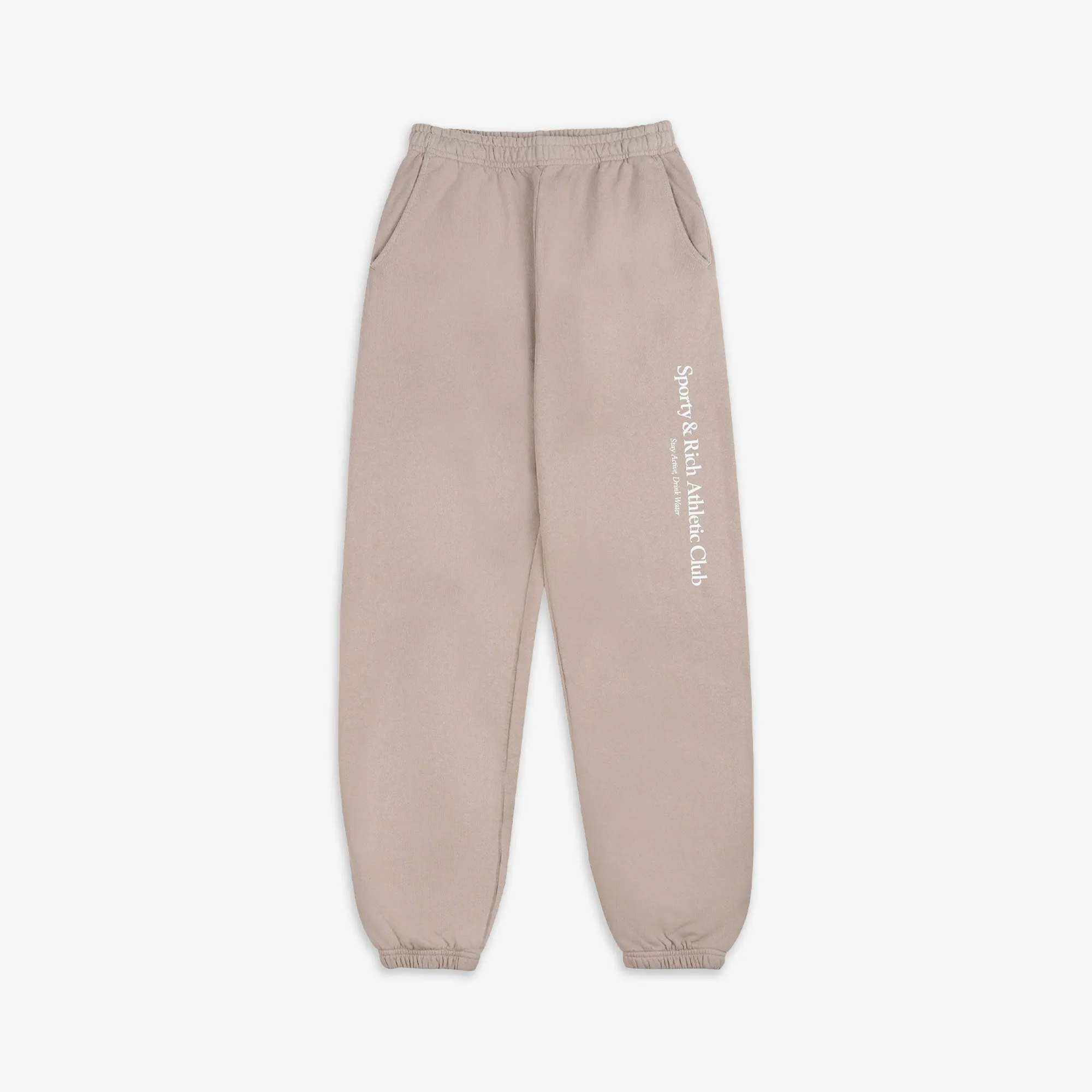 SPORTY & RICH | ATHLETIC CLUB SWEATPANT { ELEPHANT/WHITE